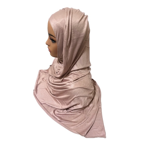 - Hijab Beige Jersey Material Made in Dubai UAE 2/$20 - Picture 2 of 4
